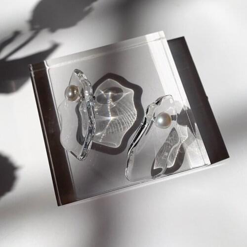 Acrylic Earrings For Women Trend Punk Korean Style Statement Transparent Earrings Bohemian Jewelry Accessories chinese fashion