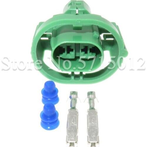 2 Hole Auto Waterproof Cable Connector Female Wiring Harness Socket With Terminals And Seals