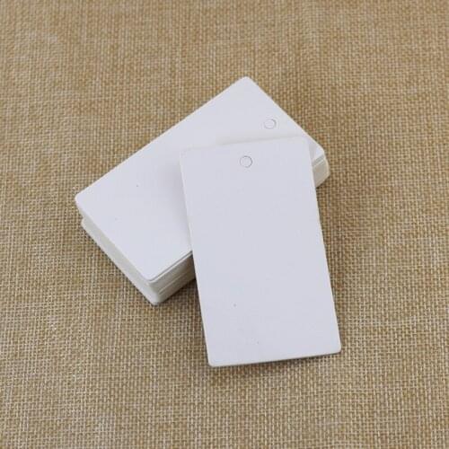 5000pcs 7.8cm x4.5cm Plains White kraft Paper Gift Cards/Tags for Wedding Decoration/DIY Card Making/Scrapbooking Paper Crafts