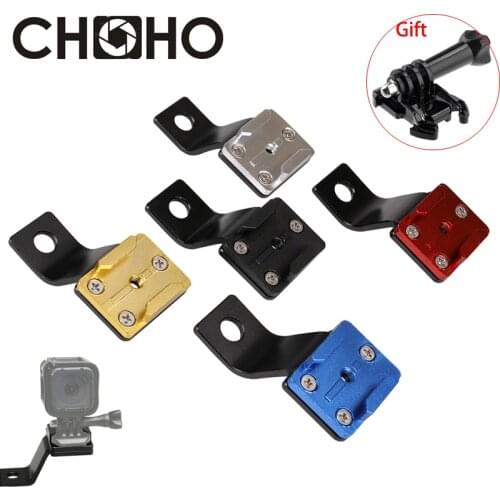 CNC Motorcycle Mount Aluminum bracket Mount rearview mirror Supporter Ride for Gopro Hero 8 7 6 5 SJCAM Xiaomi Yi 4K Accessories