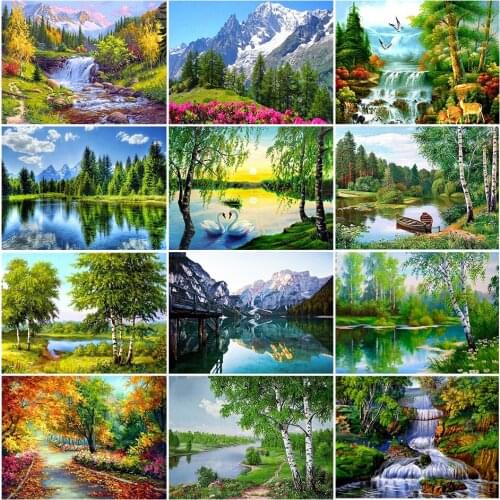 5D DIY Diamond Painting Landscape Landscape Cross Stitch Kit Mosaic Art Picture Diamond Embroidery Handmade Home Decoration Gift