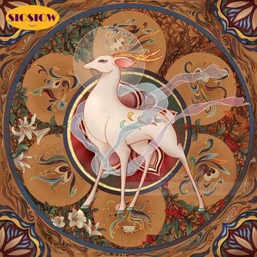 5D DIY Diamond Art Painting Deer Animal Chinese Cross Stitch Full Square Round Drill Diamond Mosaic Dimond Embroidery Decor Home