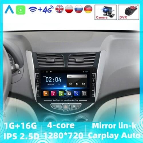 1080P Video Android Car Stereo Multimidia Radio Gps For Hyundai Solaris 1 2010 2011 2012 2013 2014 2015 2016 Floating Window