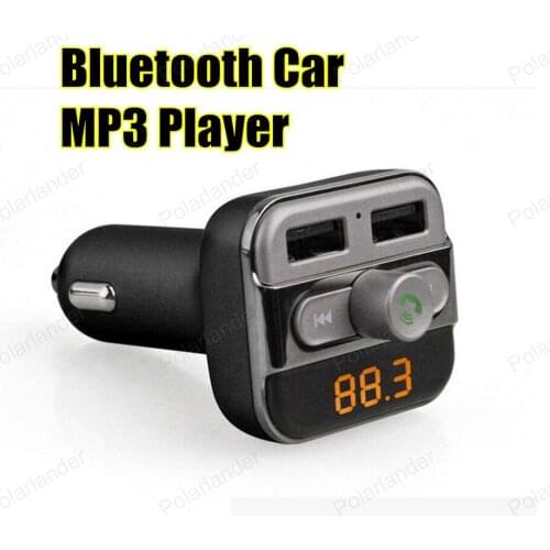 Car MP3 Player BluetoothHandsfree FM Transmitter HD Loosless + LCD Screen + Support TF Slot