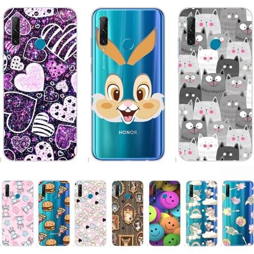 Case for Honor 20e 6.21 inch Tpu Silicon Case for Honor20e Cute Shell Phone Back Cover Coque Durable Bumper Shockproof Anti-fall