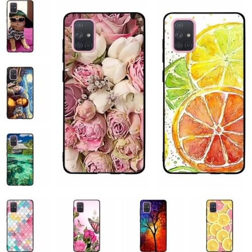 Case For Samsung Galaxy A71 Cover Case 6.7" Soft Silicone Bumper Cover For Fundas Samsung Galaxy A71 A715F A715F A715F Phone Bag