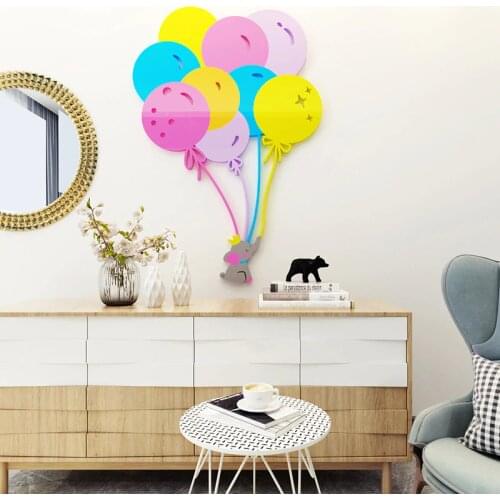 WS57 Ins Nordic-style color balloons for 3d-wall surface-wall decoration for childrens room in the living room