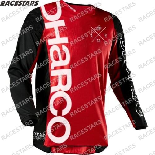 DHaRCO 2021 Downhill Mountain Enduro Jersey Motocross Jersey MTB Jersey Cycling Wear Spring Bike DH Ropa Maillot Ciclismo Hombre