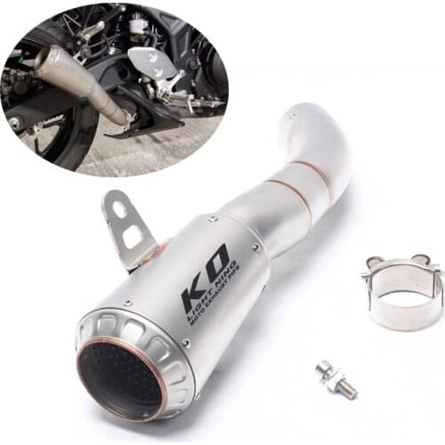 For Yamaha R3 YZF-R3 Exhaust Pipe Motorcycle 36mm Slip-on Muffler No DB Killer Escape Stainless Steel Reserve Catalyst Tips