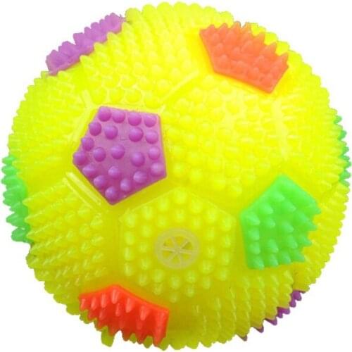 Soft Spike Flashing Light Up Bouncy Balls (Set of 6) 111