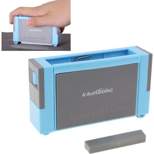 New Skidproof Guitar Nut and Saddle Sander Polishing Abrasive Kit Support Height Adjustment
