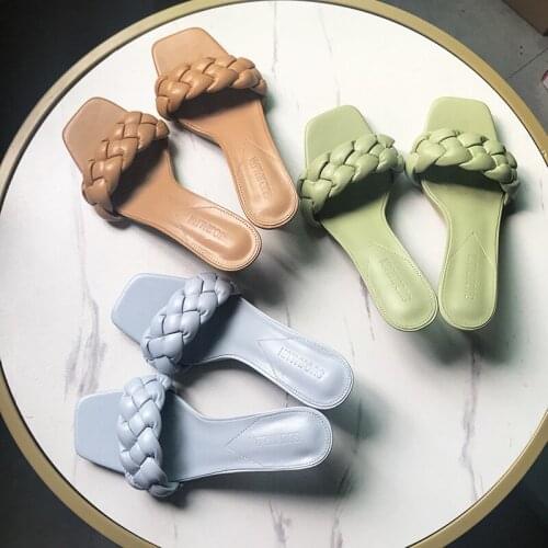 2021 New Sandals High Heel Pumps Ankle-Strap Stilettos Square Toe Large Size Sandals