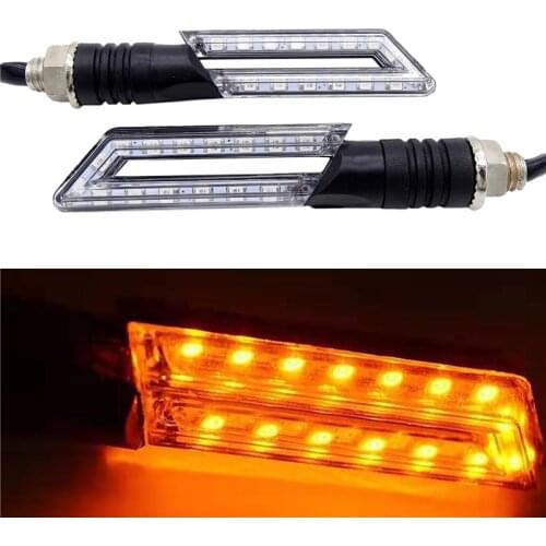 New Universal Motorcycle LED Turn Signal Light Indicators Light for KAWASAKI Honda Z750 Z800 Z1000 Motorcycle Tail Light Custom