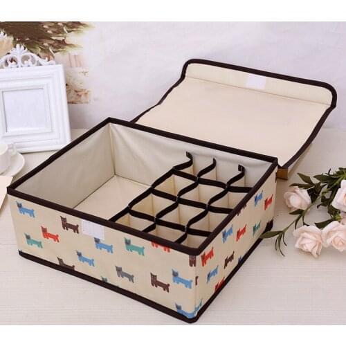 Clothes Socks Storage Box Oxford Cloth Large-capacity Sorting Organizer Case With Lid Thick Duffel Pouch Dustproof Finishing Bag
