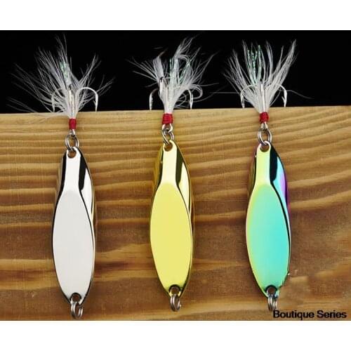 Practical Metal Spinner Spoon Lures Trout Fishing Lure Hard Bait Sequins Artificial Baits Lure bait
