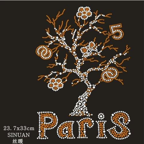 SINUAN Rhinestone Heat Transfer Designs Iron On Strass Cristal Motif Rhinestones Crystal For Crafts Garment Customize Diy Stone