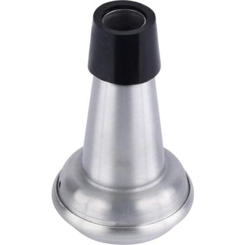 Trumpet Mute Aluminum Practice Mute Trumpet Straight Practice Cup Mute for Jazz, Lightweight