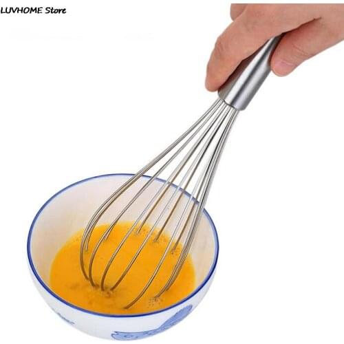 6 Inches Egg Tools Stainless Steel Egg Beater Hand Whisk Mixer Kitchen Tools Cream Stirring For Home Kitchen Tools