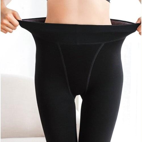 2018 New Fashion Plus Size Womens Autumn And Winter High Elasticity And Good Quality Thick Velvet Pants Thicken Warm Leggings