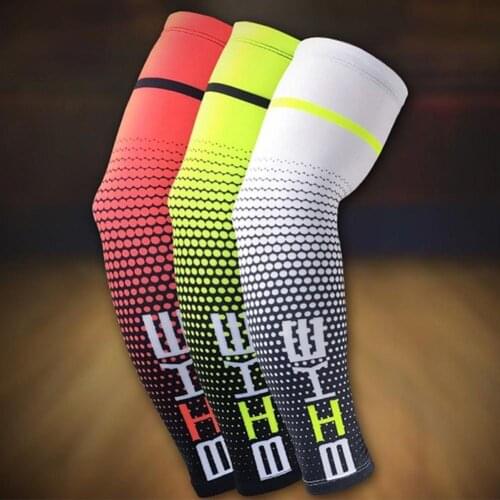 1 Pair Unisex Outdoor Sport Arm Sleeves Cover Bicycle Sleeves UV Protection Running Cycling Sleeves Sunscreen Arm Warmer Sun