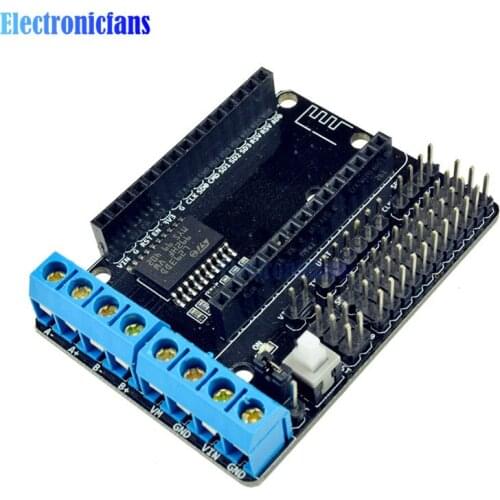 2Pcs ESP8266 L293D NodeMCU Motor Shield Board 2-Channel High Power H-Bridge l293d ESP-12E Drive Module For Arduino Car Remote