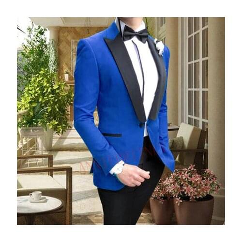 2020 Suits Men Casual One Button Men Suits for Wedding Man suit Slim fit Tuxedo Fashion Hot Pink Mens Blazer Pants Formal Jacket
