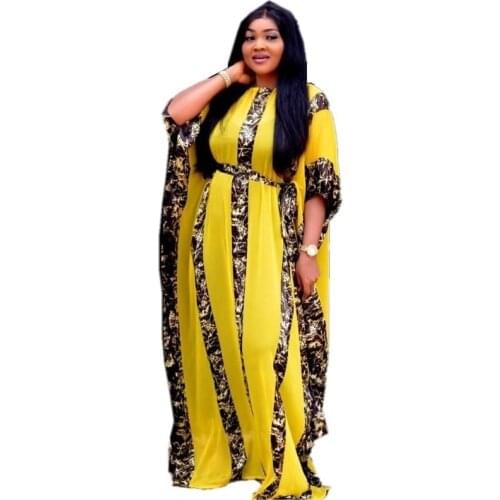 African Dresses for Women Dashiki Snake Pink African Clothes Bazin Broder Riche Sexy Slim Ruffle Dress Robe Evening Long Dress