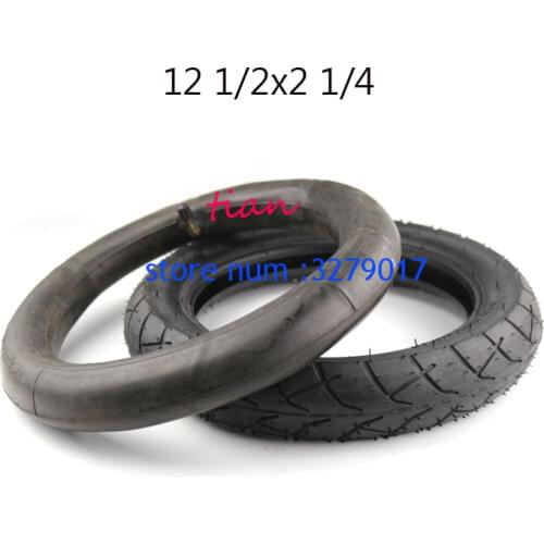 Free shipping 12 1/2 X 2 1/4 Tire and inner tyre fits Many Gas Electric Scooters and e-Bike