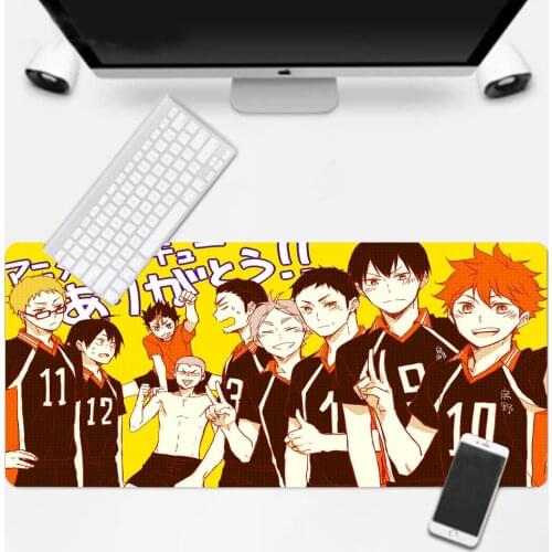 Computer DeskMats Haikyuu Gaming Laptops Mouse Pad Mouse Gamer Deskpad Keyboard Mat Keyboards Accessories Office Carpet Mousepad