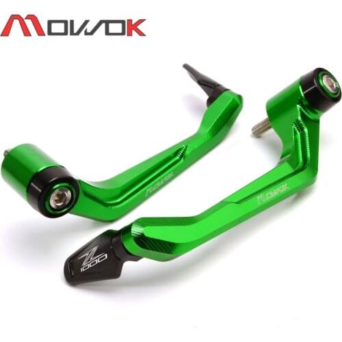 Motocycle CNC Handlebar grips Bar Ends + Brake Clutch Levers Guard Protector For KAWASKI Z1000 Z1000SX 2010-2019 2016 2017 2018
