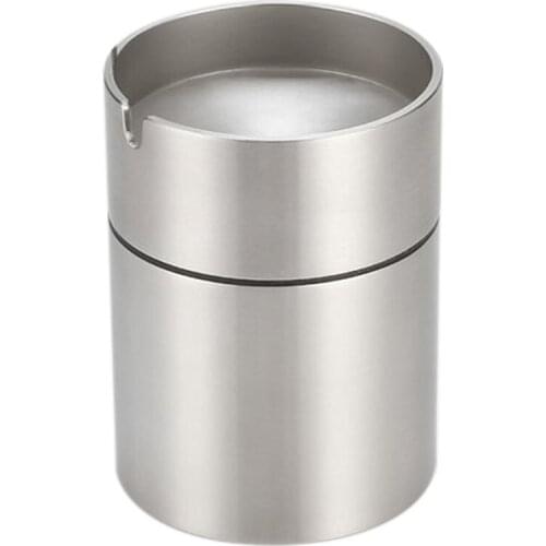 Ashtray Stainless Steel Car Windproof Creative Smoke Fashion Gift Home Decoration Send Boyfriend