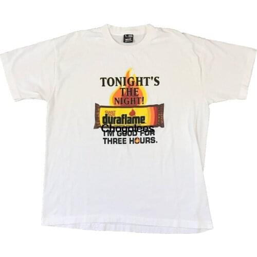 90s Duraflame Tonight the Night Promo T shirt (XL)