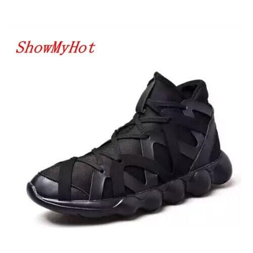 ShowMyHot New mens Trainers Deportivas design fly weave breathable mesh Breathable shoes Loafers Light Soft Flats canvas shoes