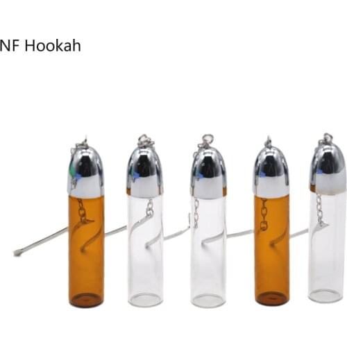 Glass medicine box mini medicine box storage bottle portable large, medium and small medicine box glass bottle smoking set