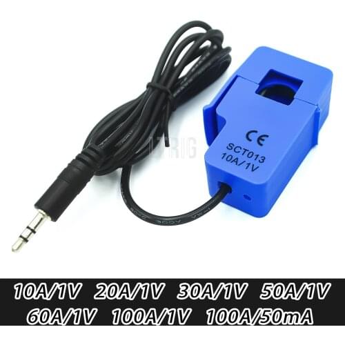 LTRIG Custom 1PCSSCT-013-000 Non-invasive Split Core Current Transformer AC current sensor 10A 20A 30A 50A 60A 100A