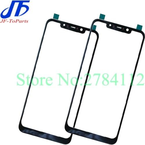 10Pcs touch panel replacement For Xiaomi Pocophone F1 Poco F1 Touch screen Front Outer Screen Glass Lens
