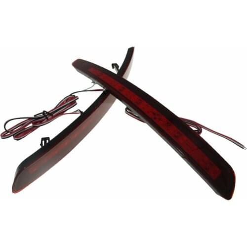 2pcs High Quality Auto Accessories Car Styling Rear Bumper Reflector Light Brake Warning Lamp For Ford Mondeo Fusion 2011-2012