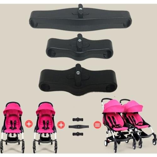 3pcs/set twins baby stroller accessories coupler connector adapter for Babyzen Yoyo Yoya Vovo Babytime and similar pushchair