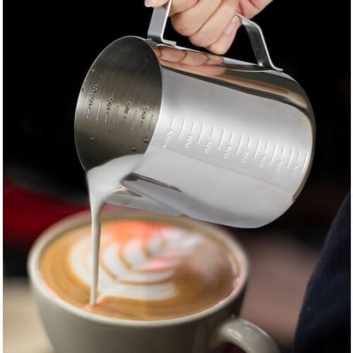 350/550/900ml Stainless Steel Milk frothing Jug Espresso Coffee Pitcher Barista Craft Coffee Latte Milk Frothing Jug Pitcher