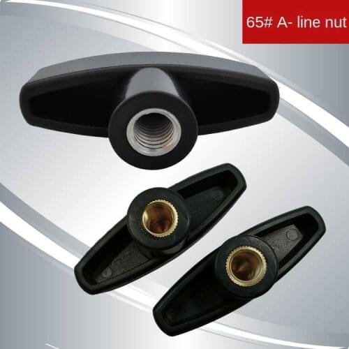 5pcs/lot M6 M8 M10 T type hand adjusting nut / T Type Plastic Head Handle nuts Wood Plum Bolt