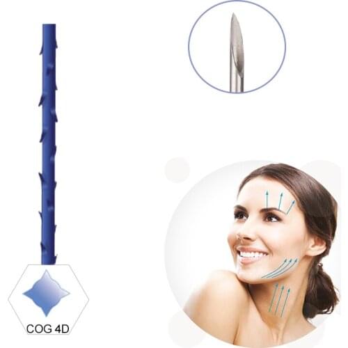 5Pcs Per Pack PDO Korea Barbed Cog 4D Sharp Needle Shaping Polidioxanona Hilos Tensores Faciales Lifting Face 4d Lift Pdo Thread
