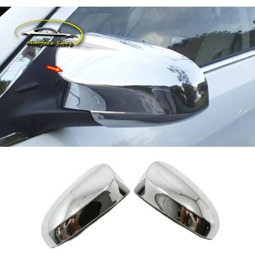 For Toyota Vios/Yaris sedan 2014 2015 2016 Car Styling Accessories ABS Chrome Car rearview mirror Cover Trim