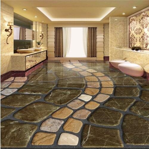 Beibehang Large Custom Wallpapers Living Room Bedroom 3D Floor Painting Three-dimensional Pebbles wallpapers for living room
