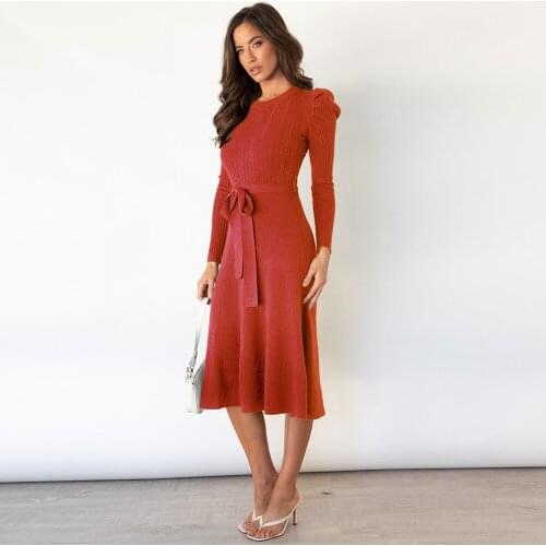 Dabourfeel Fashionable Knitted Dresses