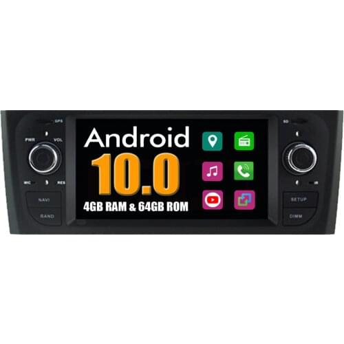 For Fiat Grande Punto Linea 2007 - 2011 Android 10 4G+64G Autoradio Car Player Radio Stereo GPS Navigation Multimedia System
