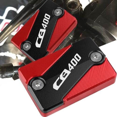 FOR HONDA CB400 CB 400 Motorcycle CNC Aluminum Front Brake Fluid Cylinder Master Reservoir Cover Cap CB400 CB 400 Accessories