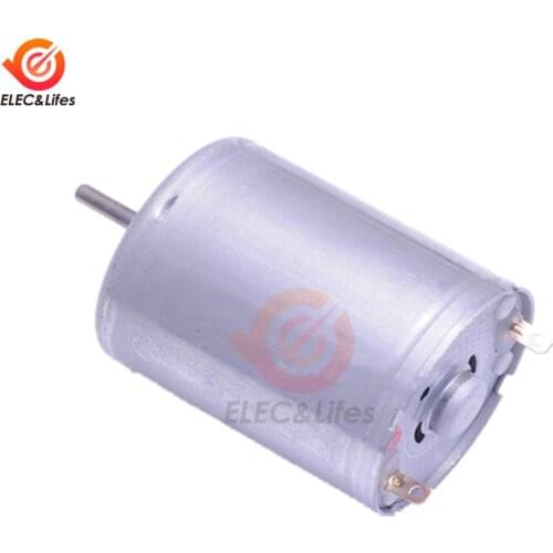 DC 3V-12V Hobby Motor Type 370 24mm*30.5mm Micro DC Metal Motor High Torque Low Speed Reduction Motors For Diy Toy Car