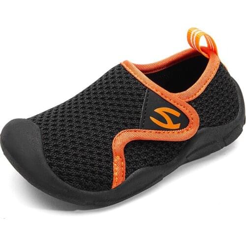 Soft-Sole Double-Layer Mesh Breathable Boys Kids Round Toe Walk Running Shoes Childrens Shoes 2021 Spring Summer New Girls Baby