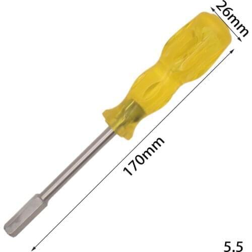 G5.5/M8 Double-purpose With Magnetic Screwdriver for Appliance Repair Washing Machine Cutting Tools and Mechanical Equipment