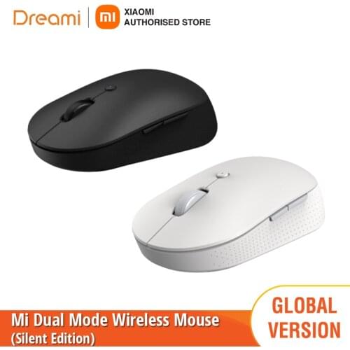 Xiaomi Mi Dual Mode Wireless Mouse Silent Edition Global Version - Macbook / Notebook / Laptop / PortableMouse / Free Shipping